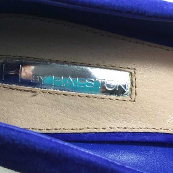 H By Halston Heels Blue/Black Size 6.5 - Picture 6 of 10